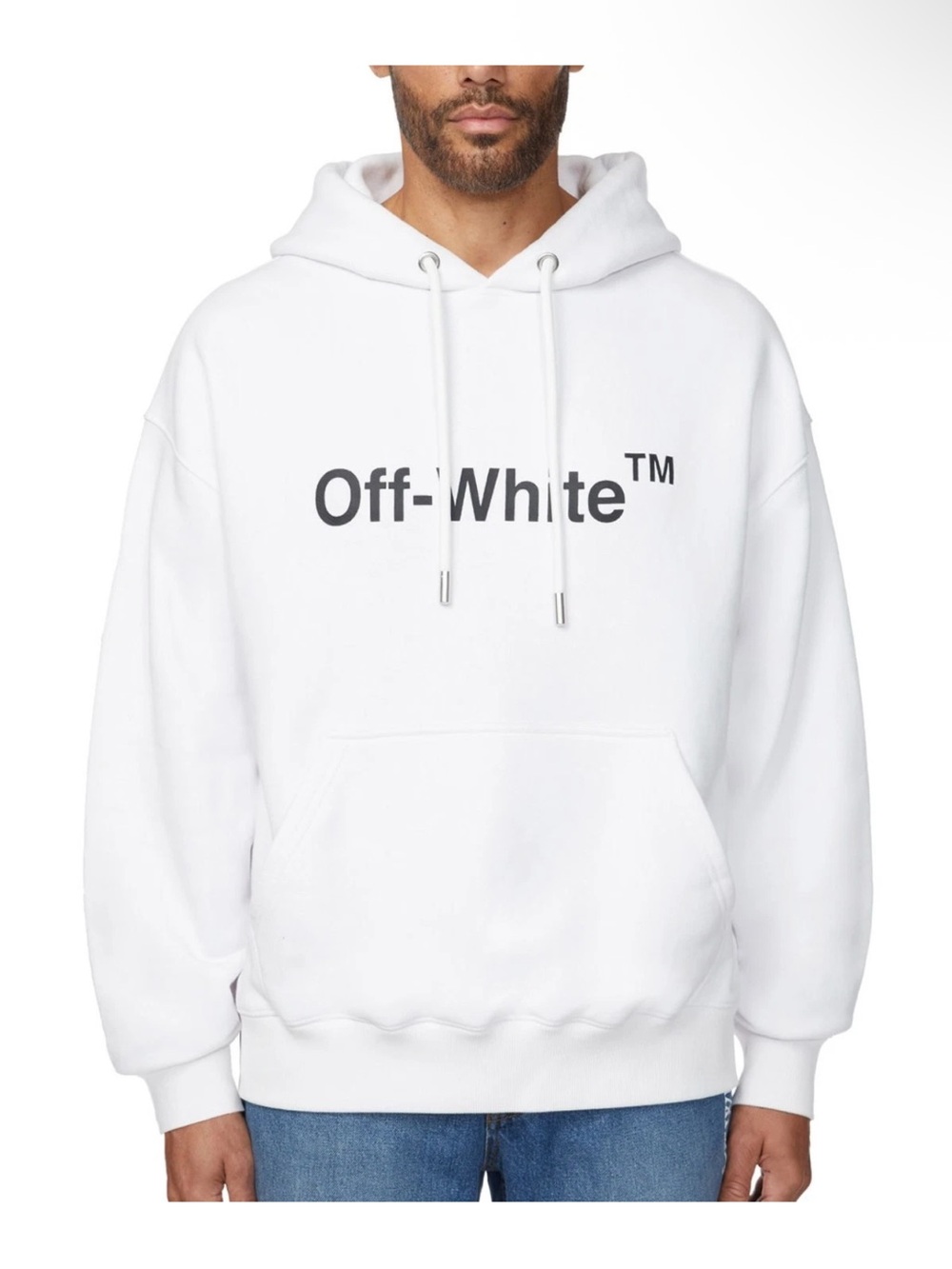 Off-White Costco Exclusive Men's Pullover Hoodie White Brand New - Picture 2 of 5